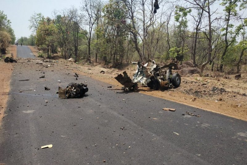 भारतमा माओवादी आक्रमणमा १५ सुरक्षाकर्मीको मृत्यु