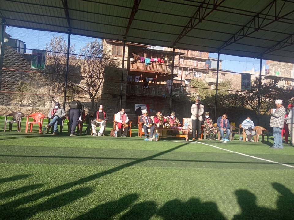 जुम्लामा कर्णाली प्रदेशकै दोस्रो  हाइअल्टिच्यूट फुटसल निर्माण ।