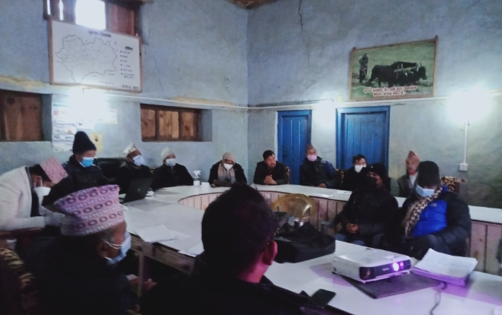 जुम्लामा सर्वदलिय वैठक ः कर्णाली प्रतिष्ठानको सेवा थप चुस्त दुस्त बनाउनु पर्नेमा जोड