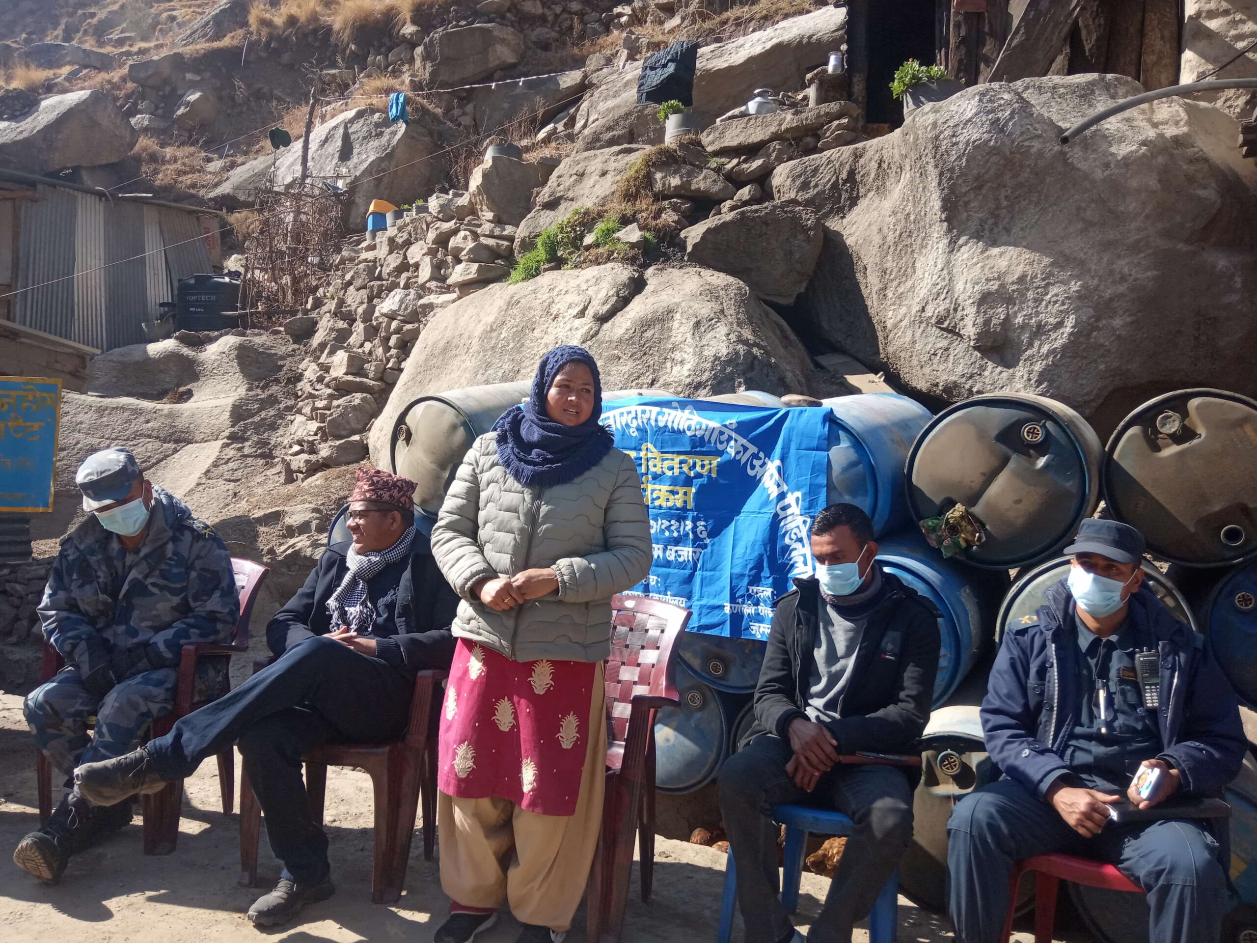 कतारमा रहेका जुम्ली युवाले दिय,अग्निपिडितलाई राहत