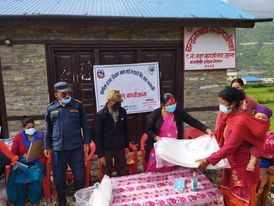 सुनौला हजार दिनका आमालाई तरकारीको बिउ बितरण