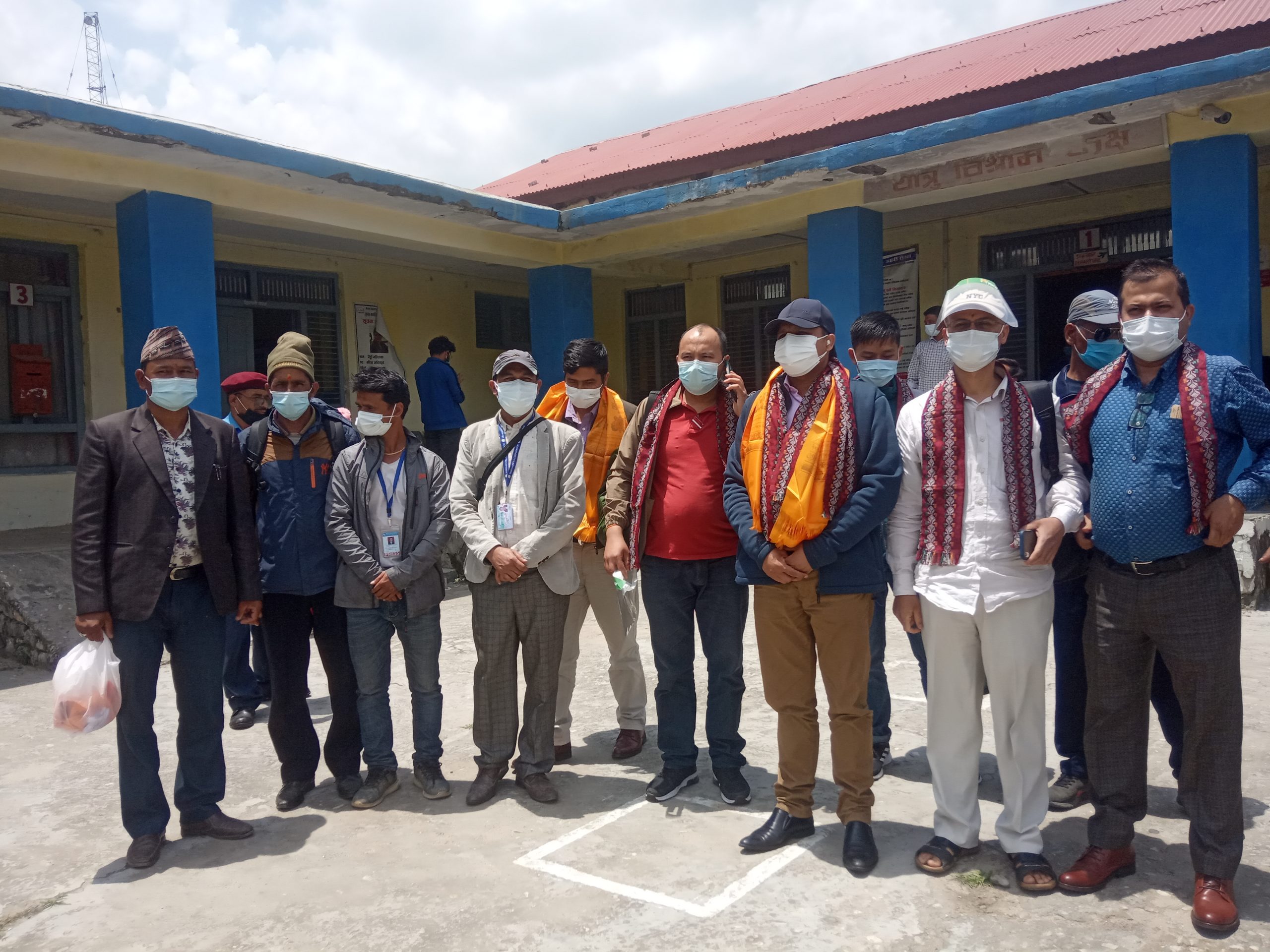 सुचना तथा प्रसारण बिभागका महानिर्देशकको टोली जुम्लामा