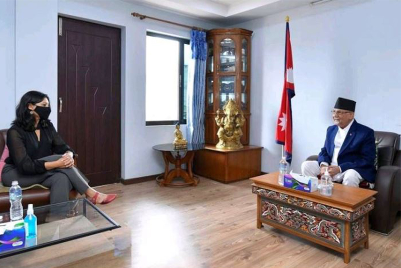 एमसिसी उपाध्यक्षलाई ओलीको जवाफ : सरकारको भूमिकामा भर पर्छ