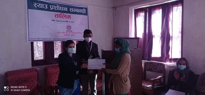 स्याउबाट आम्दानी गर्न सिक्दै किसान
