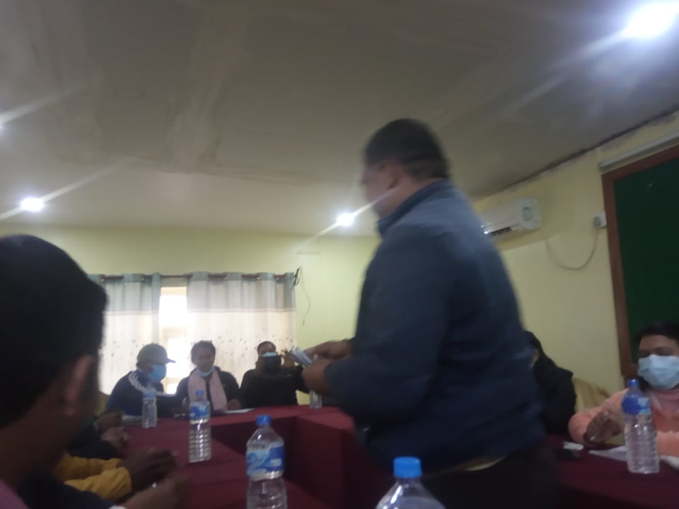 अपांगता भएका ब्यक्तिको सवाल उठान गर्न अनुरोध गर्दै पत्रकारलाई कलम बितरण