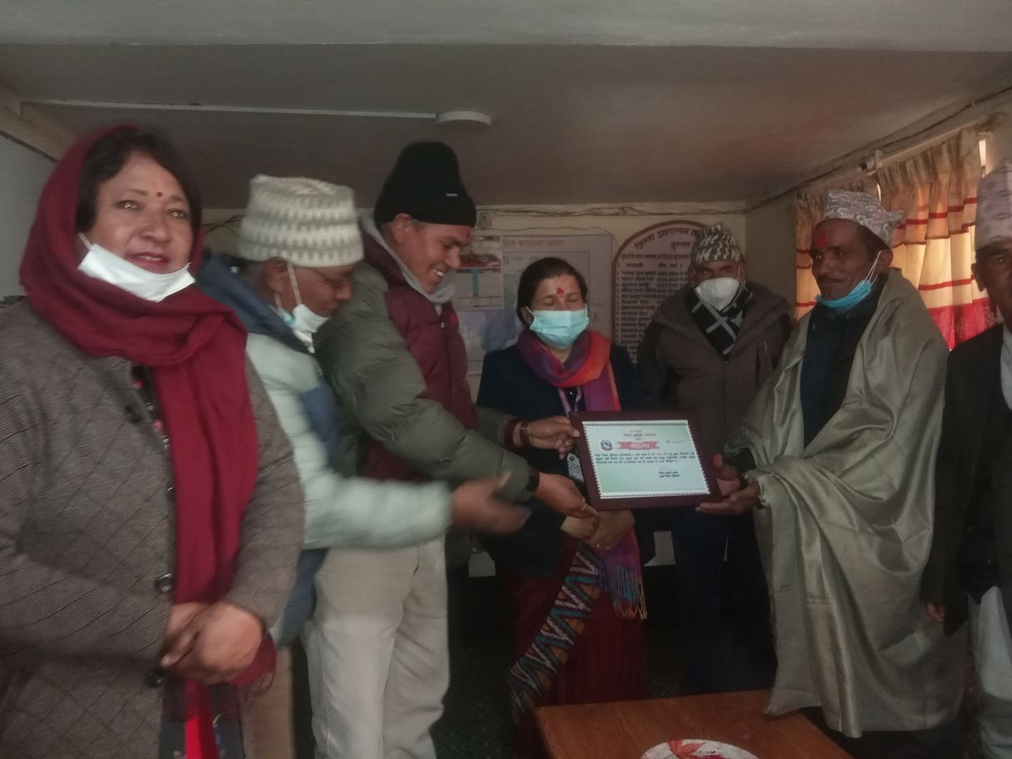 वाजुराका मुर्तिकार जैसीलाई जुम्लामा सम्मान