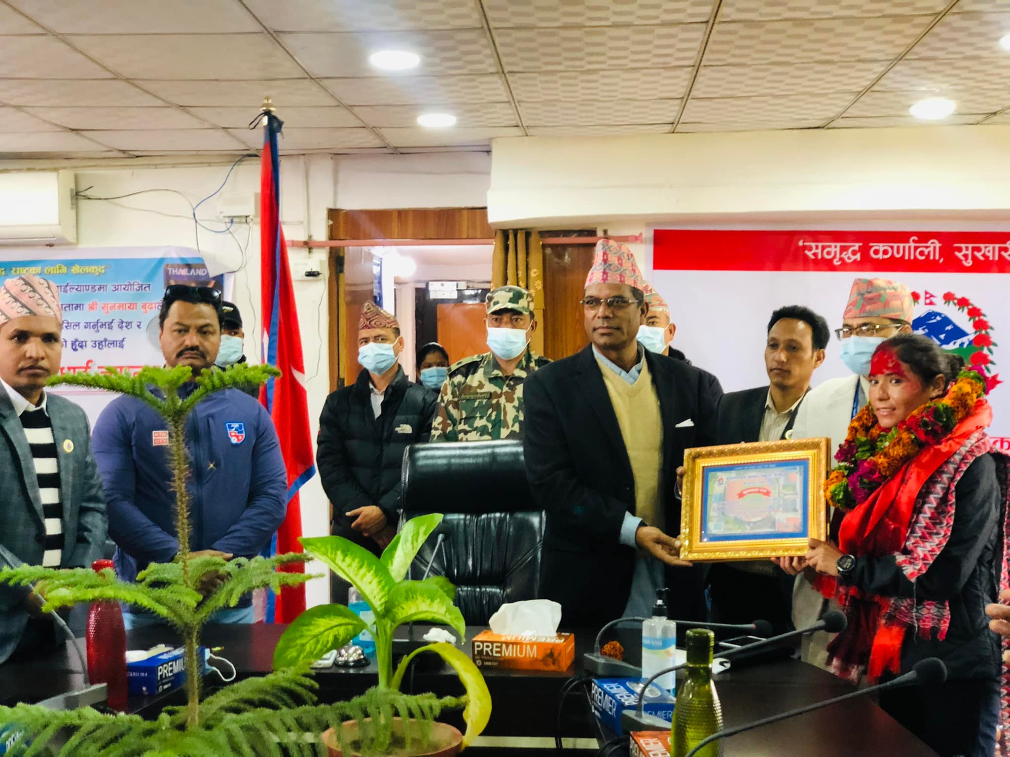 सुनमाया बुढालाई कर्णाली सरकारद्धारा सम्मान