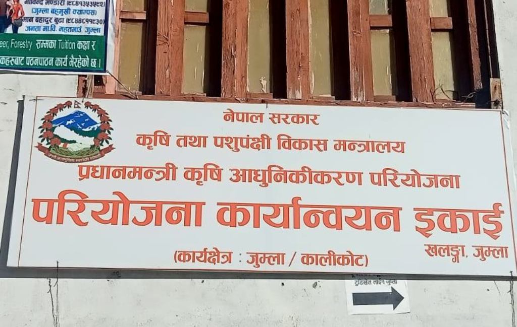 जुम्लाको तिला र सिजा क्षेत्रमा स्याउ सुपरजोन कार्यक्रम लागु