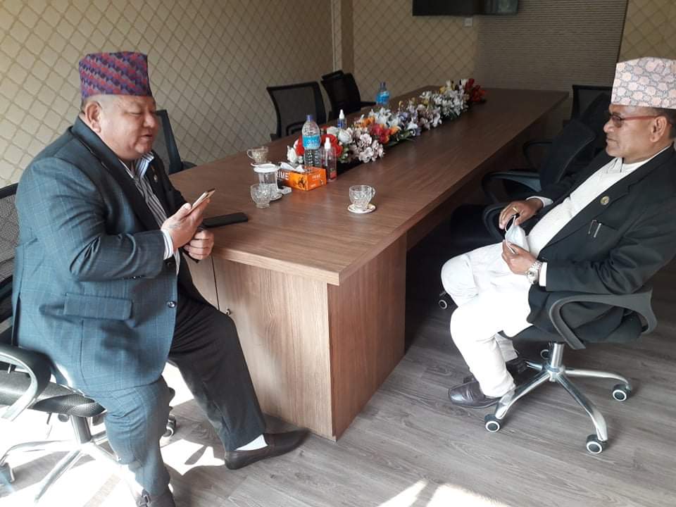 जुम्ला विमानस्थल स्तरउन्नती गर्न दुइ मन्त्री बीच भेटवार्ता