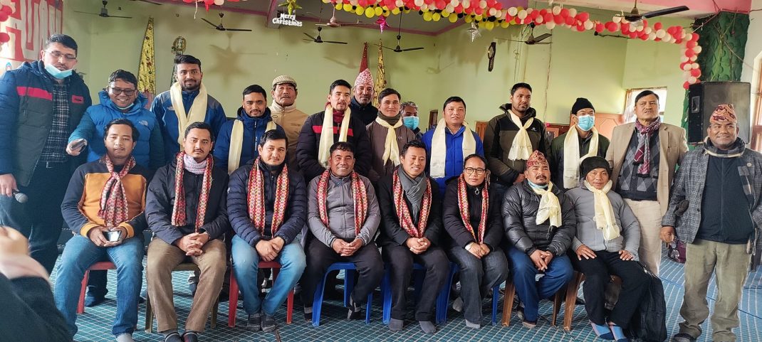 इसाई समाज वीरेन्द्रनगरको अध्यक्षमा बसेल