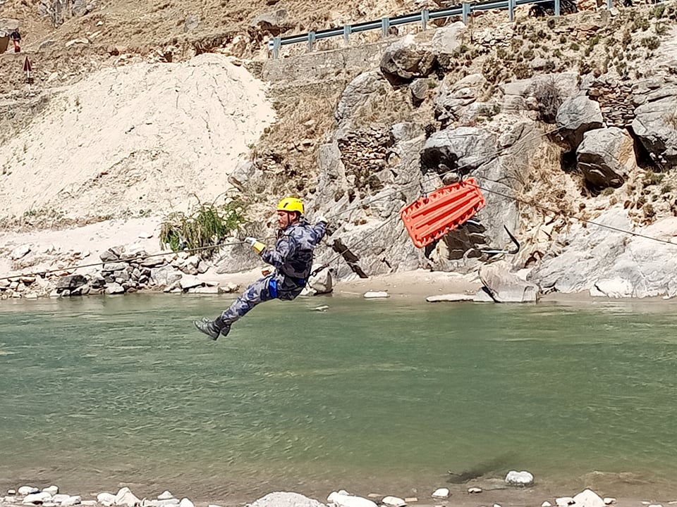 विपदमा नेपाली सेनाको अभ्यास