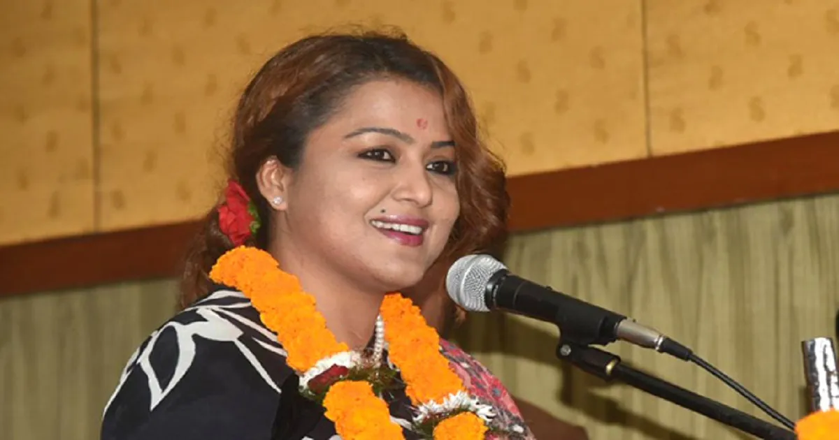 चुनावी सभा सम्बोधन गर्न रेखा थापा जुम्ला आउदै