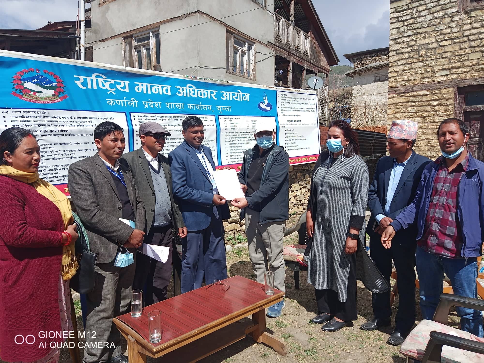 मानवअधिकार आयाेगकाे जुम्ला कार्यालय ध्वष्त पार्न खोजिदै