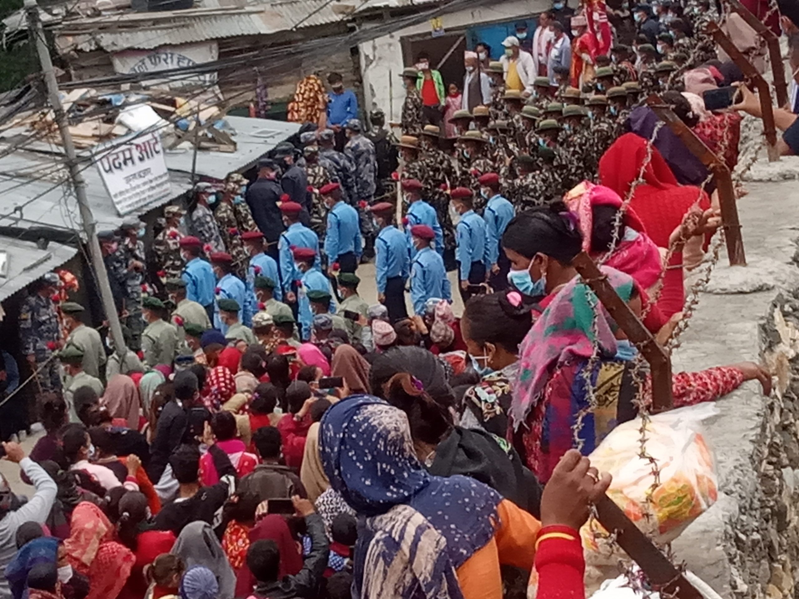प्रशासन नेतृत्वको सरकारी टोली बडिमालिका प्रस्थान