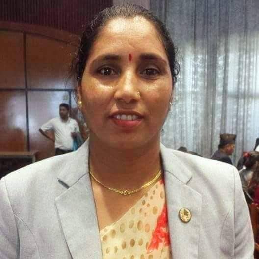 जुम्लामा प्रतिनिधिसभा प्रत्यक्षतर्फका साँझा उम्मेदार गोमा गौतम (कुंवर)