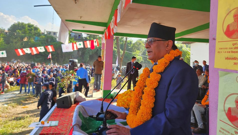 यो चुनाव कौरव र पाण्डवबीचको लडाइ हो :  प्रचण्ड
