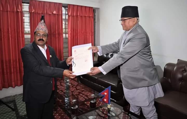कर्णालीको मुख्यमन्त्रीमा माओवादीका राजकुमार शर्मा नियुक्त