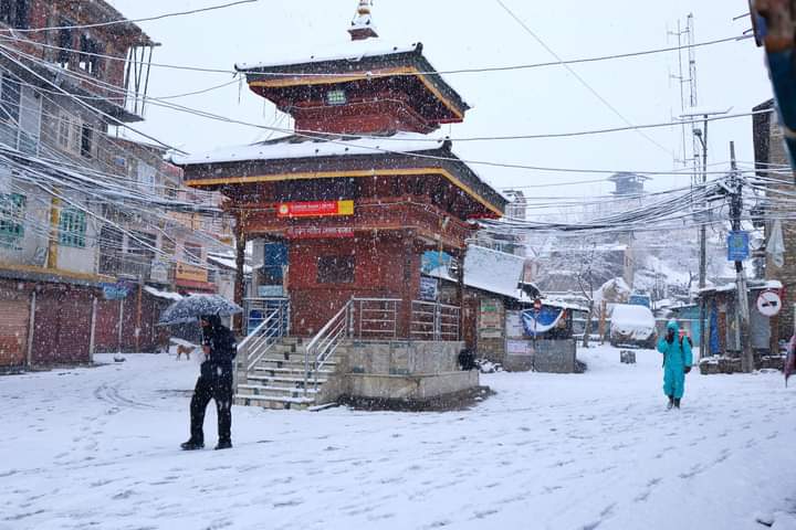 जुम्लामा हिमपात सूरु