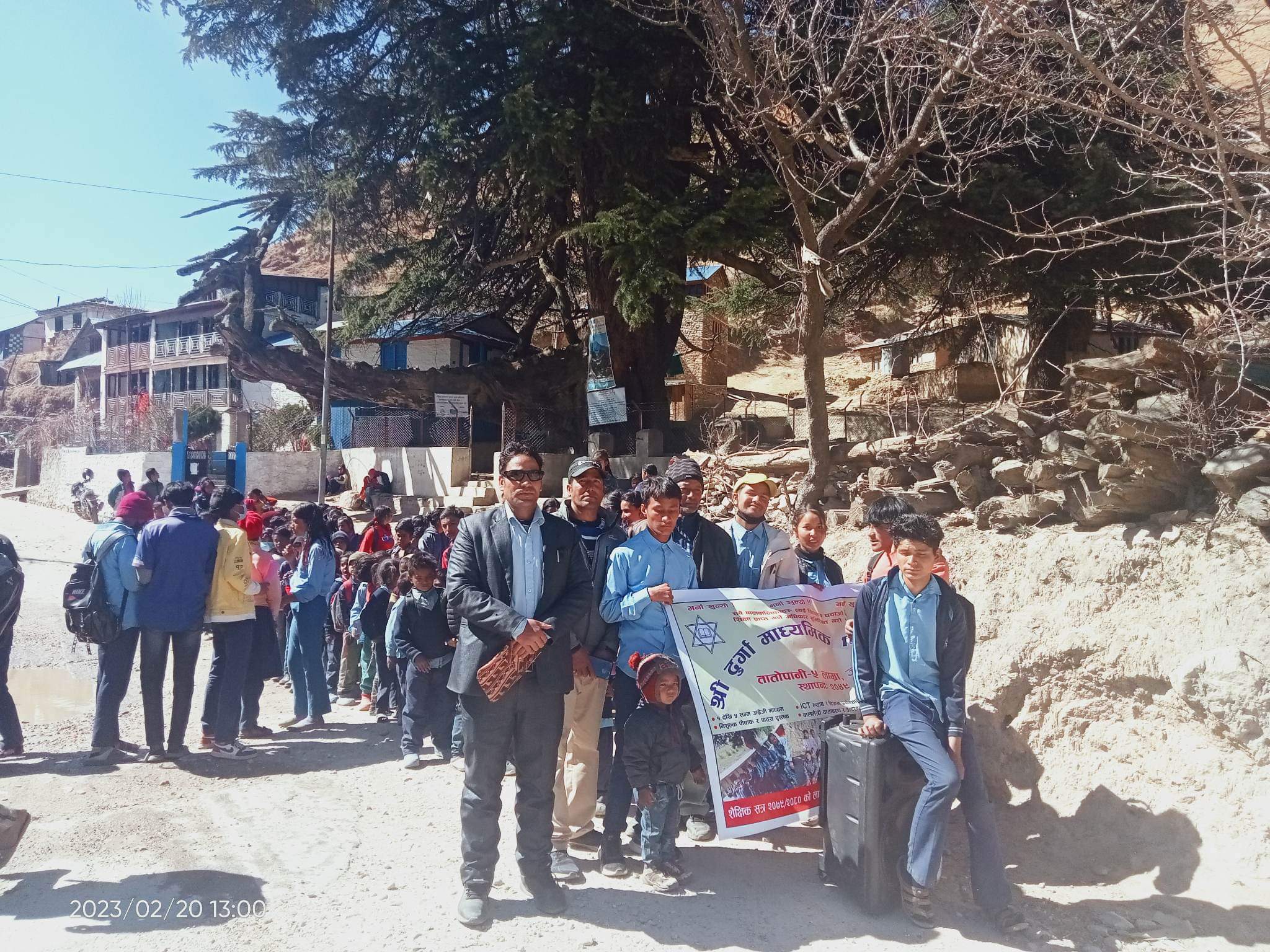 जुम्लाका विद्यालयमा भर्ना अभियान शुरु