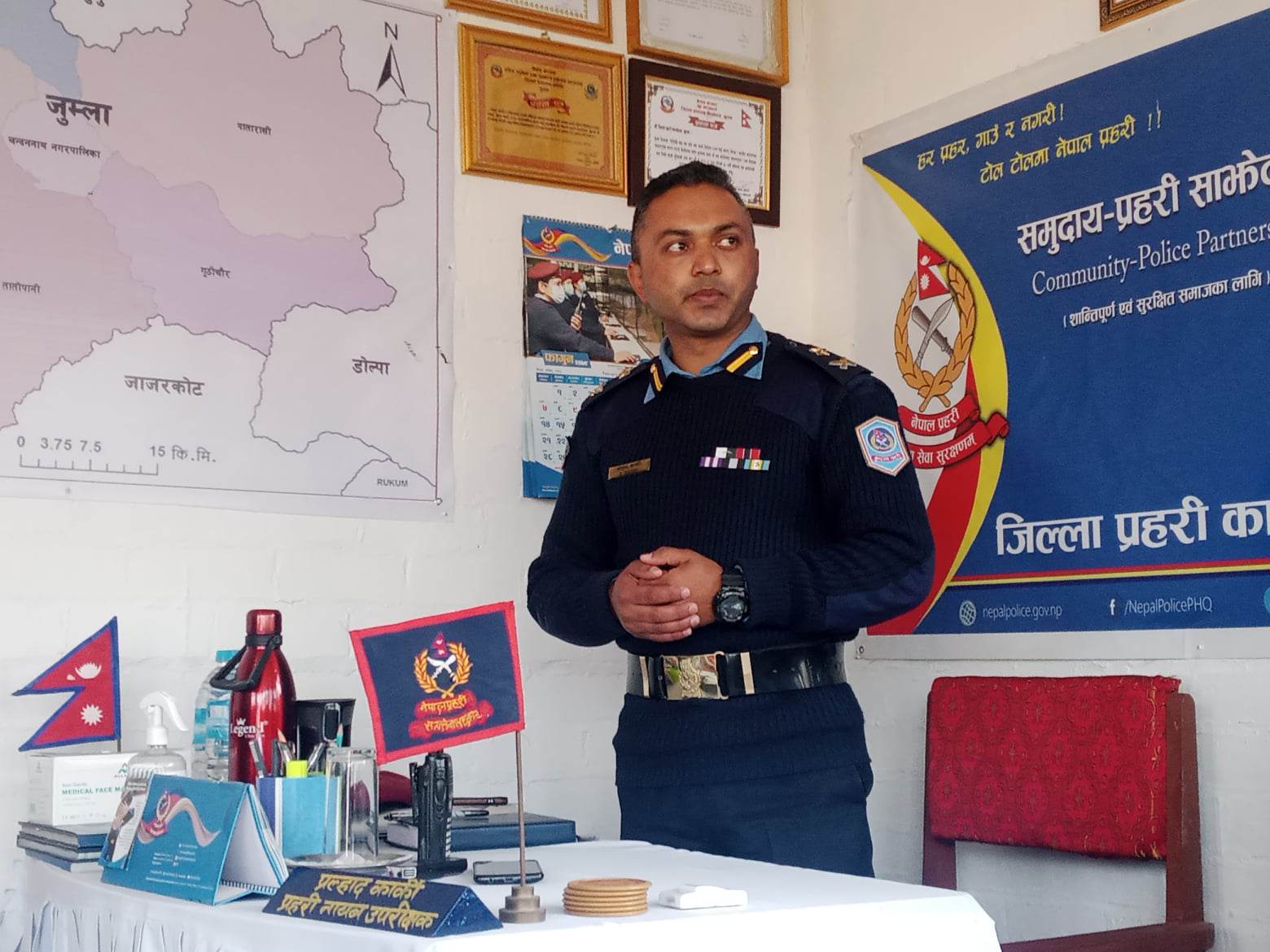 शान्ति सुरक्षा कायम गराउन कटिबद्ध छौँ : डिएसपी कार्की