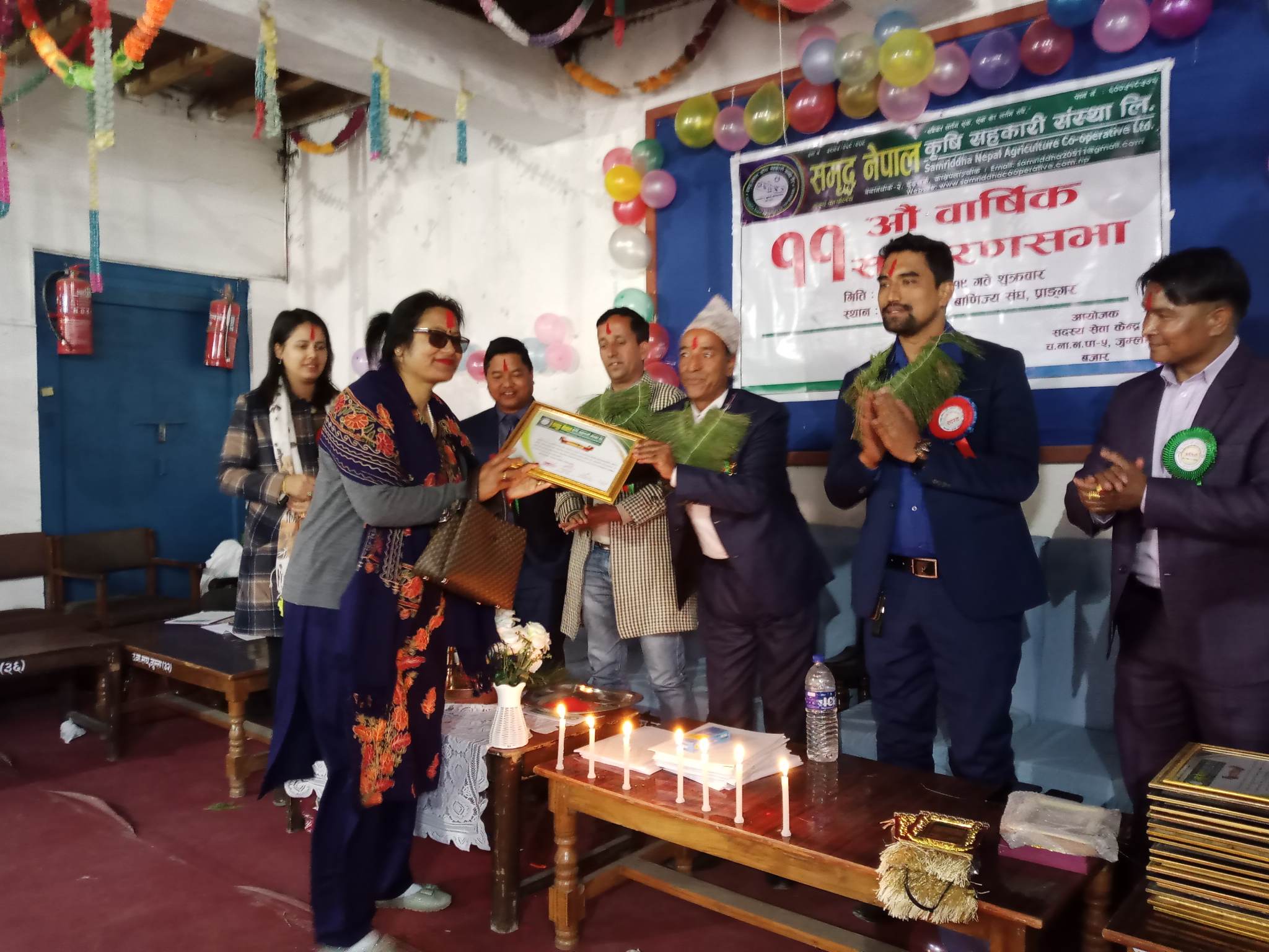 समृद्ध नेपाल कृषि सहकारी संस्थाको जुम्लाको साधारण सभा : कृषि उत्पादनलाई बढुवा दिने