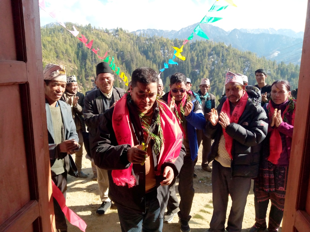तिलाको पोखरीगाउँ अँध्यारो मुक्त : ५० किलोवाटको सौर्य ऊर्जा जडान