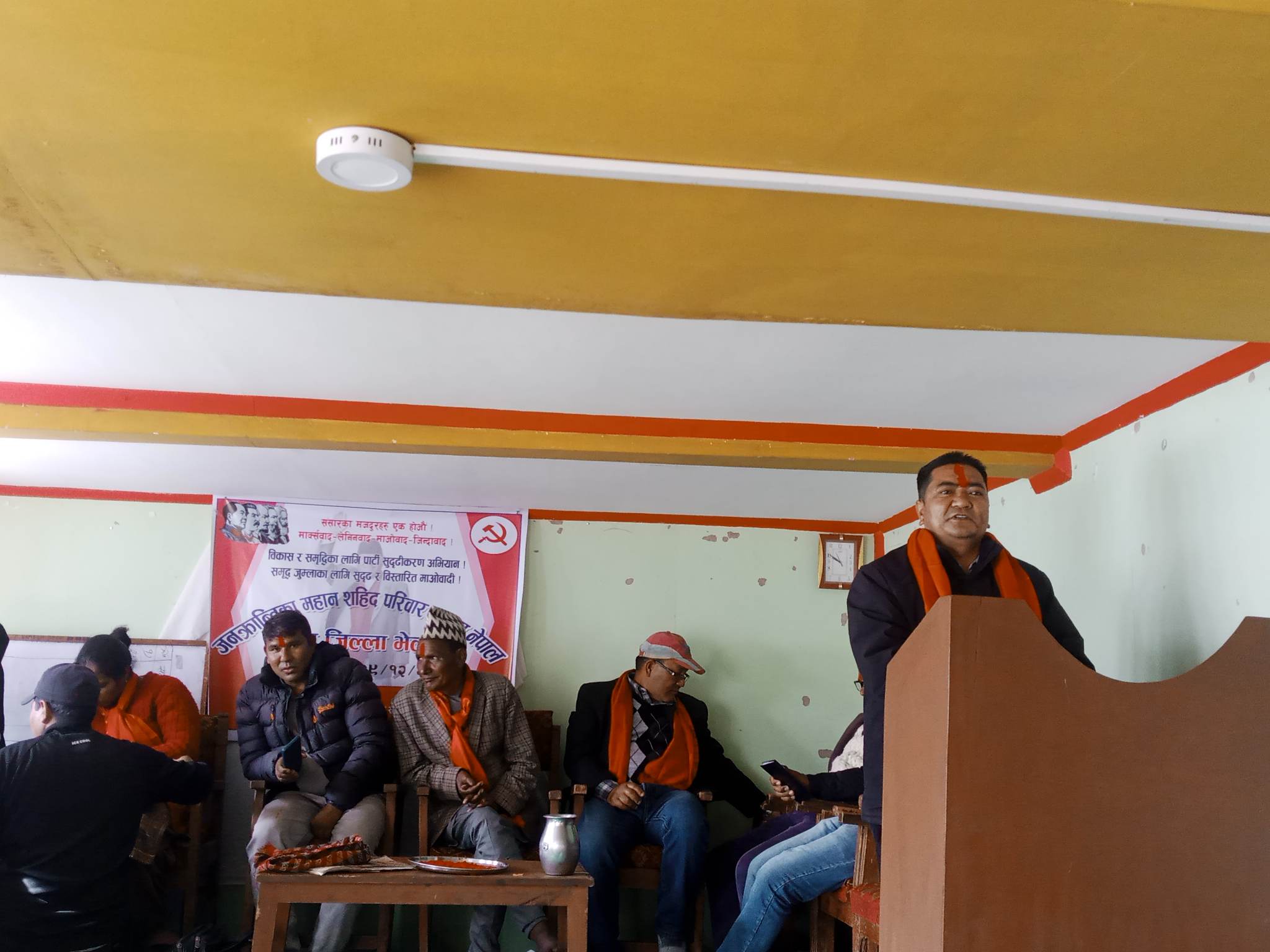 शहिदका सपना पूरा गर्न शहिद परिवार संग हातेमालो गर्दै माओवादी  केन्द्र जुम्ला