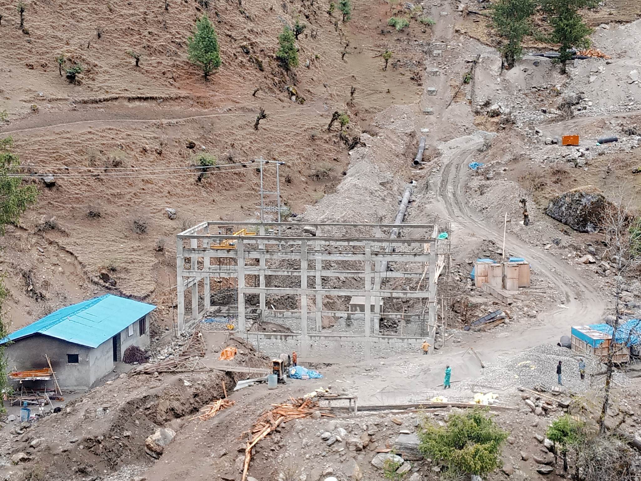 चुकेनी जलविद्युत आयोजनाको क्यानल गुणस्तर हीन