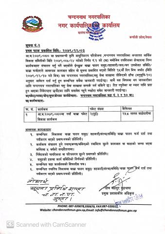 आ.व. २०७९/८० मा नयाँ बाख्रा पकेट विकास कार्यक्रम सम्बन्धी सूचना