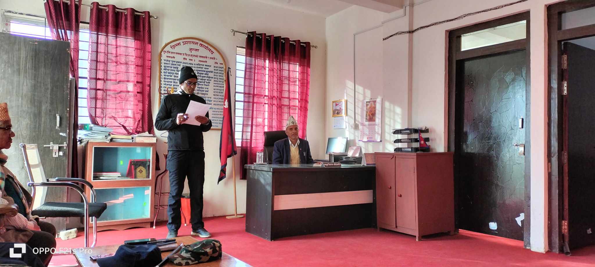 जिल्ला प्रशासन जुम्लामा शोक सभा पारित