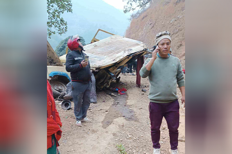 पाल्पामा जीप दुर्घटना : कम्तिमा ८ जनाको मृत्यु, उद्धारकार्य जारी