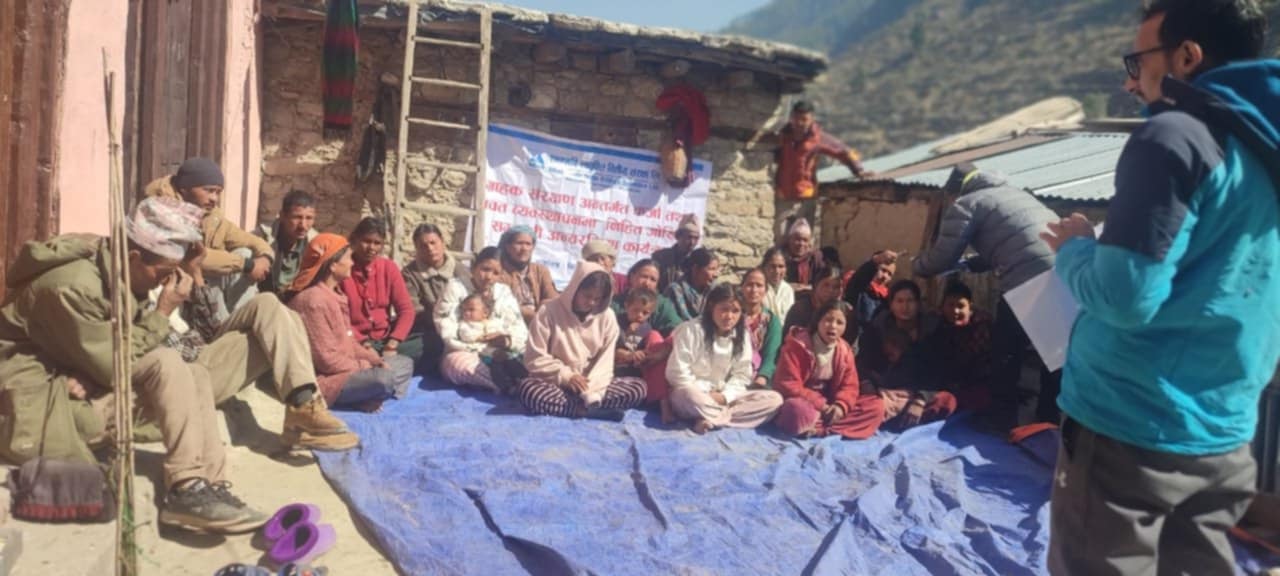 सिंजाका स्थानीयलाई बित्तीय साक्षरता